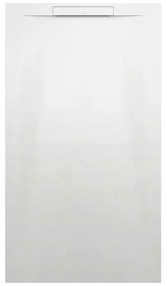 LAUFEN Pro S obdĺžniková sprchová vanička z materiálu Marbond, lineárny odtok na kratšej strane, 1600 x 900 x 34 mm, biela matná, H2101890000001
