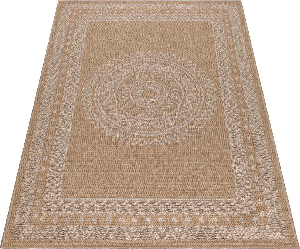 Ayyildiz, Kusový koberec Dhaka 8714 Beige, 200x290, béžová, chodba / predsieň