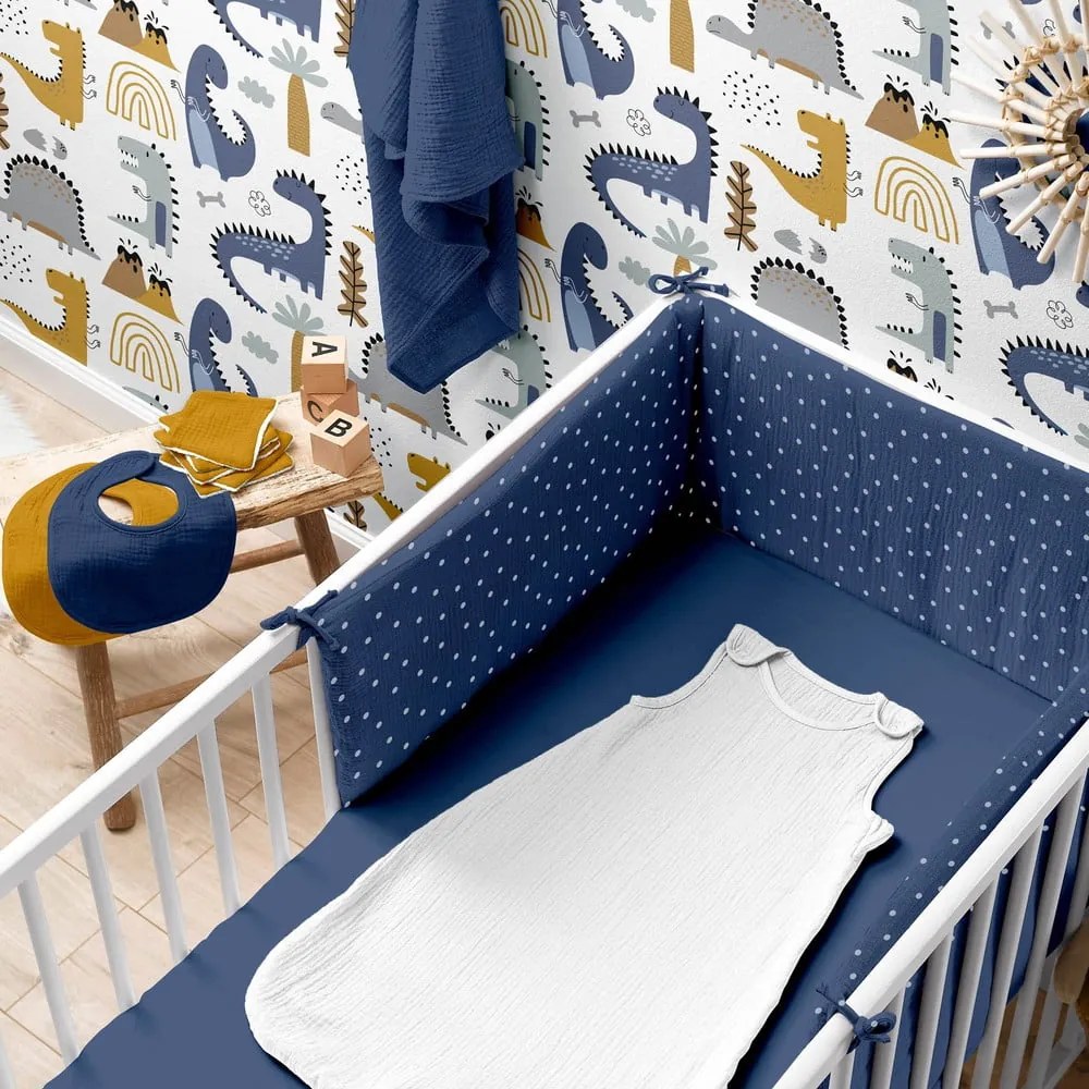 Napínacia mušelínová detská plachta do postieľky 60x120 cm – Bébé Douceur