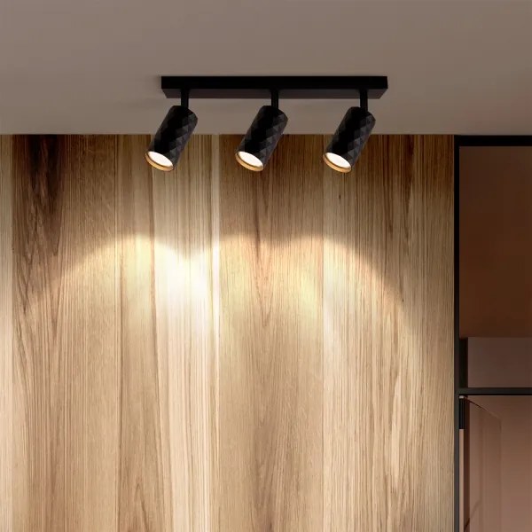 BRILAGI - LED RGBW stmievateľné bodové svietidlo SELE DIAMANT 3xGU10/4,8W/230V čierna