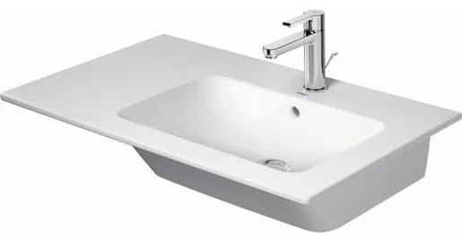 Duravit ME by Starck asymetrické umyvadlo 830x490 mm, s WonderGliss, bílá 23468300601