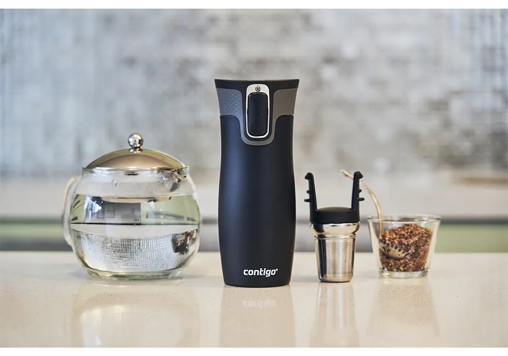 Termoska Contigo West Loop 470 ml, matná čierna