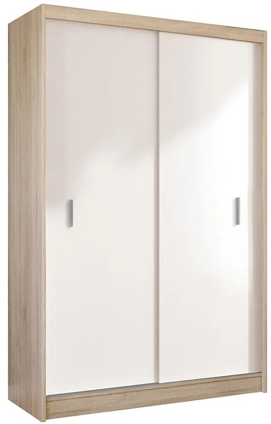 Skriňa POP 150 biela/sonoma