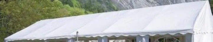Náhradná strecha k párty stanu 4 x 6 m, biela