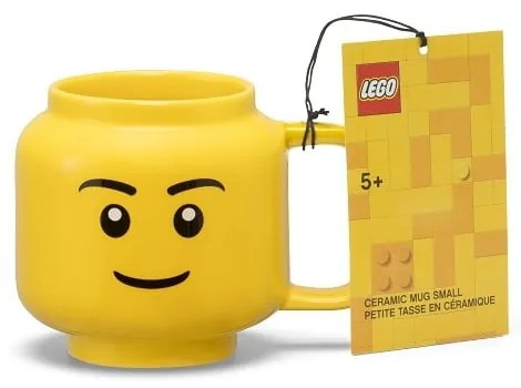 Žltý keramický detský hrnček 255 ml Head - LEGO®