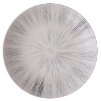 Jedálna sada 24 ks sivá/porcelán