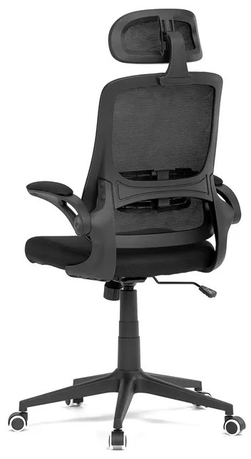 Autronic BONTEC Kancelárska stolička, hojdací mechanizmus, čierna sieťovina, KA-Q842 BK Farba: Čierna