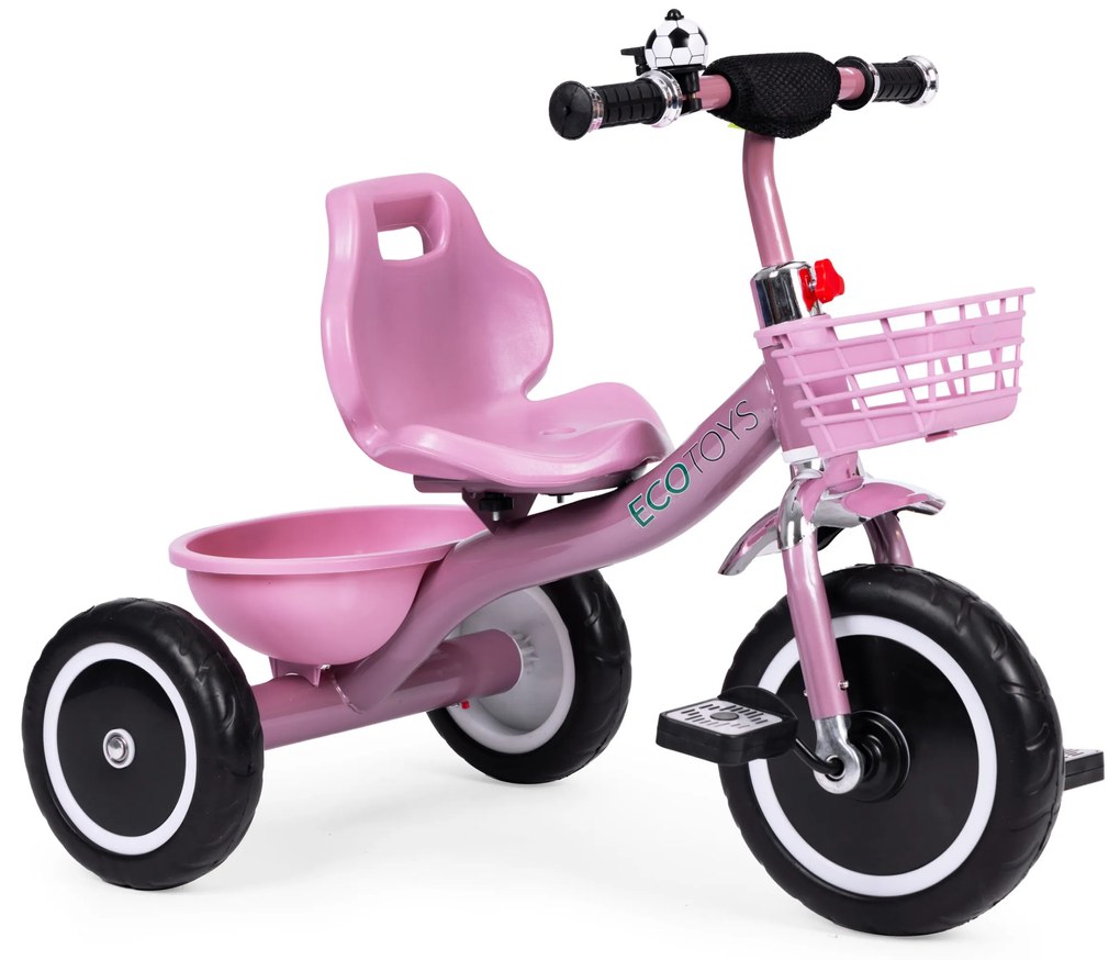Dětská tříkolka/odrážedlo ECOTOYS HEAVEN růžová