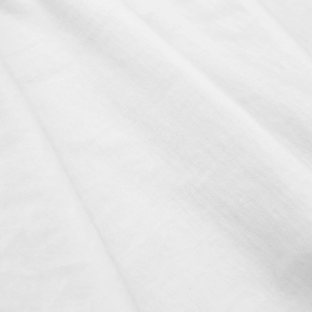 JERSEY PRESTIERADLO 200X220 CM, VÝŠKA 30 CM BIELE