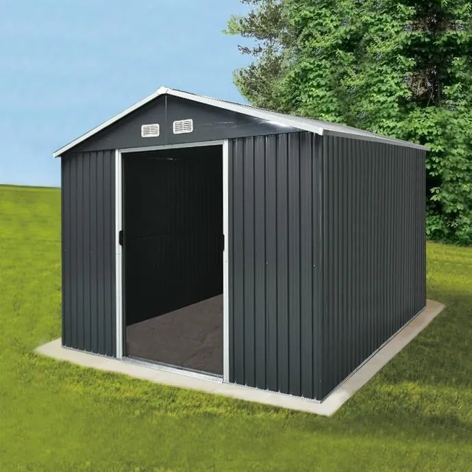 Záhradný domček na náradie AVENBERG 2.2 x 1.6 m ANTRACIT SD-X68E-H170