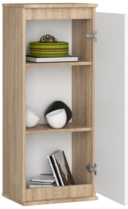 Závesná skrinka W40 CLP sonoma / biela