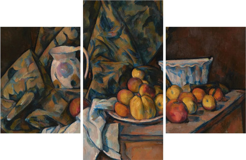 Obraz - Paul Cézanne, Still Life with Apples and Peaches, reprodukcia (90x60 cm)
