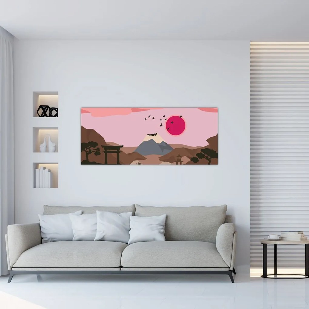 Obraz - Japonsko N⁰2 (120x50 cm)