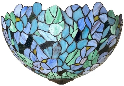 Luster do obývačky Reversed Tiffany AMAZONIT Ø50 3*E27