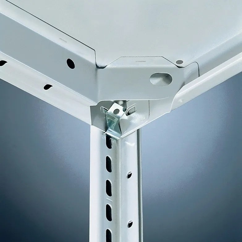 Policový regál CLIP, 100 kg, 2500 x 1000 x 400 mm, základný regál