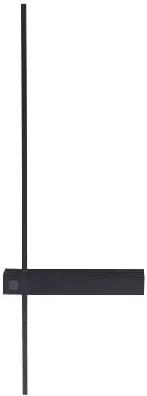 MaxLight Sabre nástenná lampa 1x6 W čierna W0281