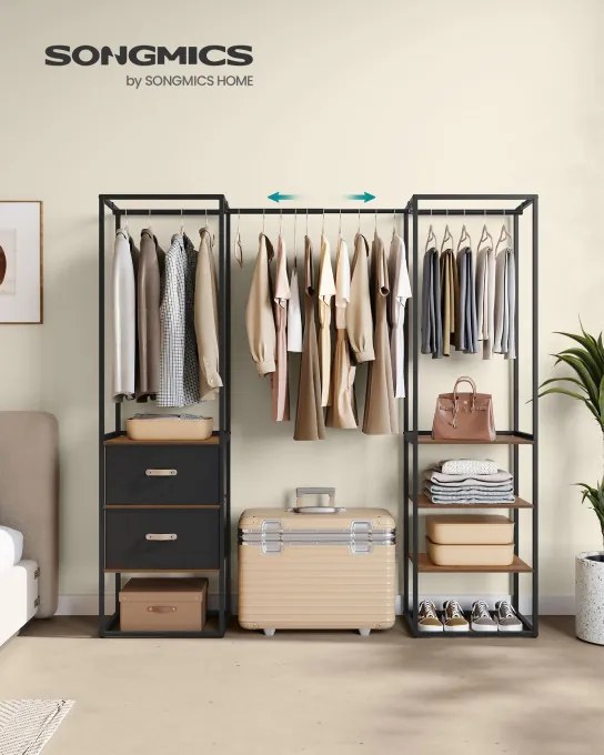 Otvorená šatníková skriňa RGR003B01