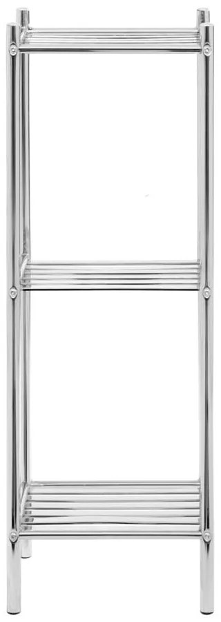 Kúpeľňový regál v striebornej farbe 33x78 cm – Premier Housewares