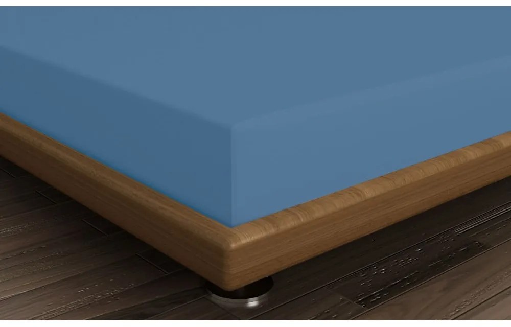 Modrá napínacia bavlnená plachta 140x200 cm – Mijolnir