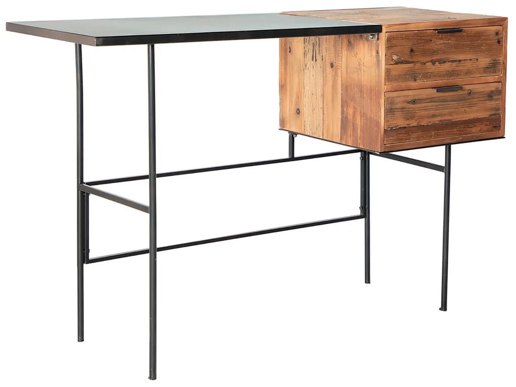 Pracovný stôl llesa 120 x 45 cm kovový MUZZA