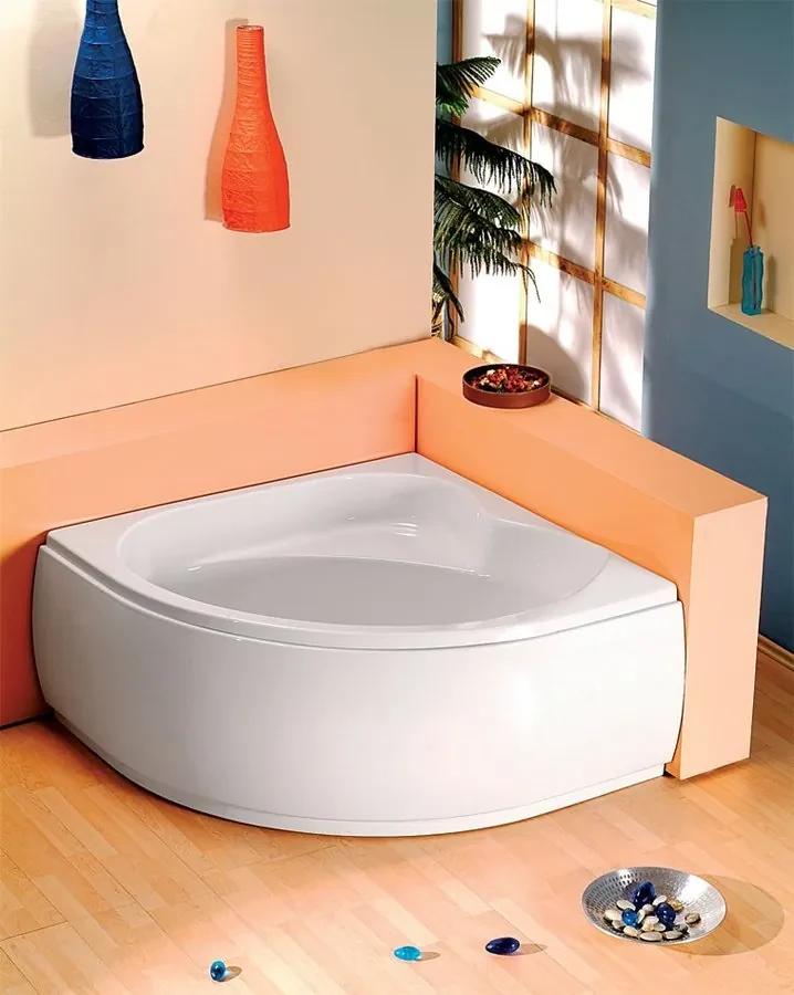 Polysan Polysan, SIRIUS rohová vaňa 130x130x45cm, biela, 49111