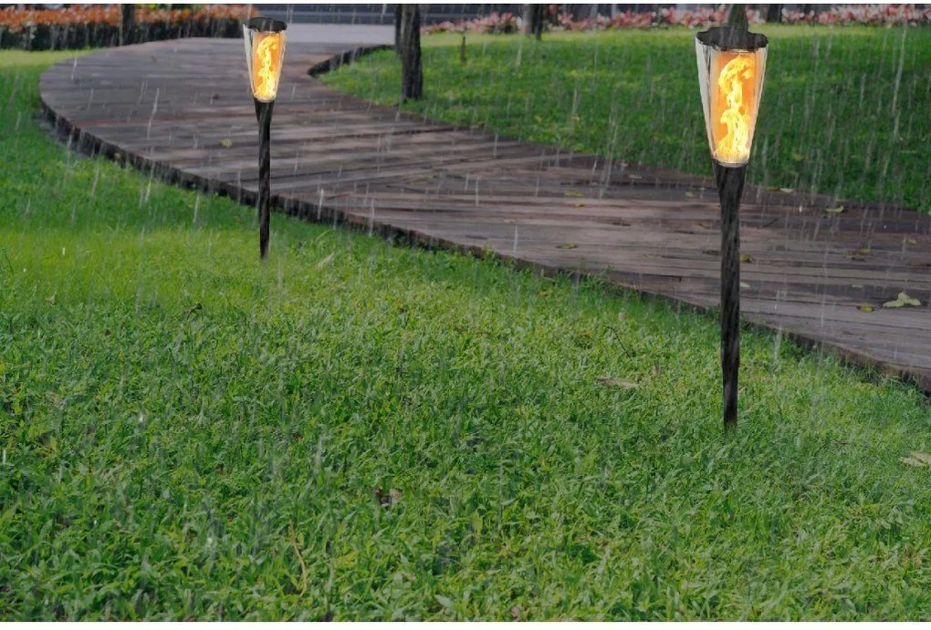 Solárna LED lampa TORCH Premium IP65 - 65 cm