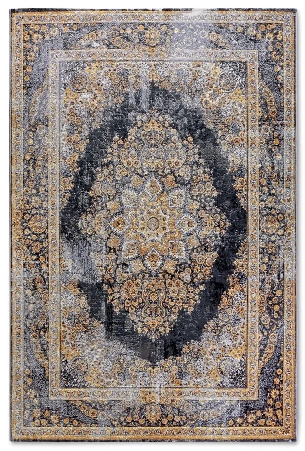 Vonkajší koberec v antracitovej a zlatej farbe 120x180 cm Martha – Villeroy&amp;Boch