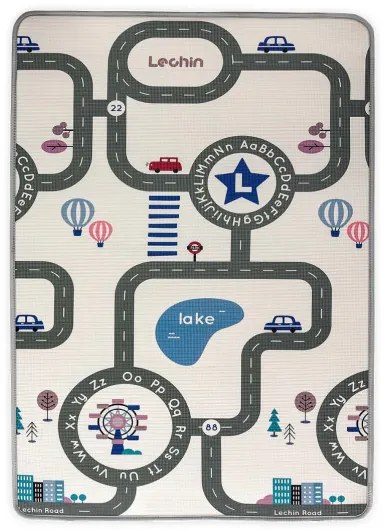 Rolovacia podložka pre deti Kinder 120x178 cm - mesto