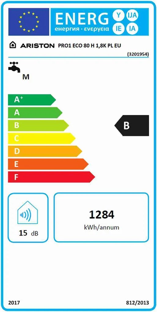 ARISTON PRO1 ECO 80 H Elektrický zásobníkový ohrievač vody, 1,8kW 3201954