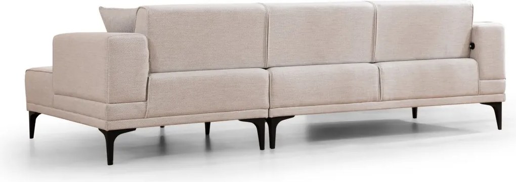 Rohová sedací souprava Horizon 250 cm ecru pravá