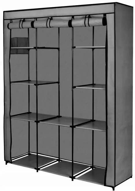 Šatníková skriňa MIRA MAXI antracitová