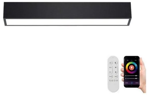 Immax NEO 07254L - LED Stmievateľné svietidlo LUNGO 20W/230V Wi-Fi Tuya čierna + DO