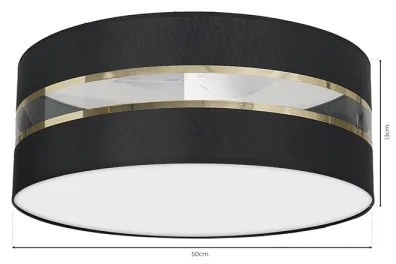 Stropné svietidlo ULTIMO 3xE27/60W/230V čierna