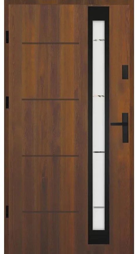 Dvere vchodové Minorka 90L Orech