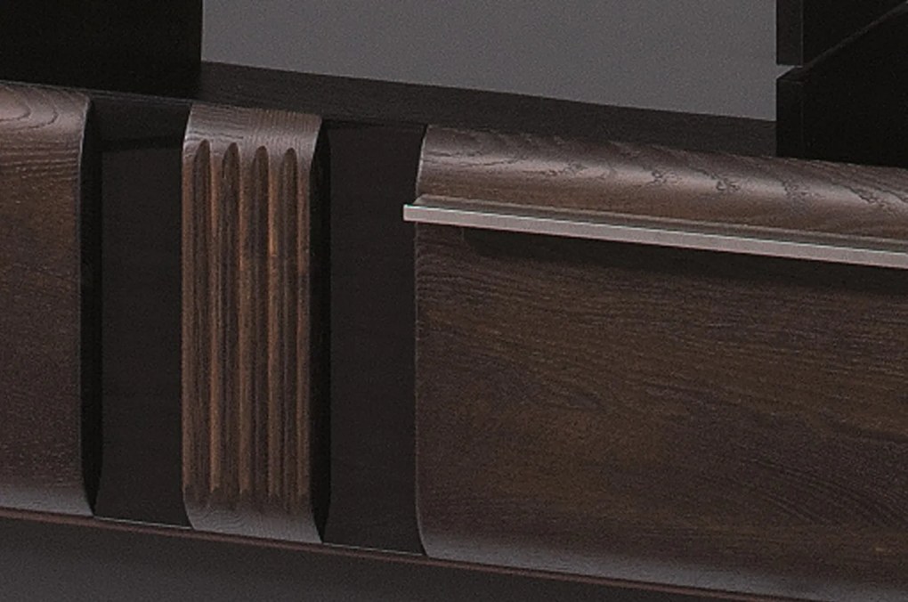 Konferenčný stôl Porti 41 110 cm z masívu dub čokoládový