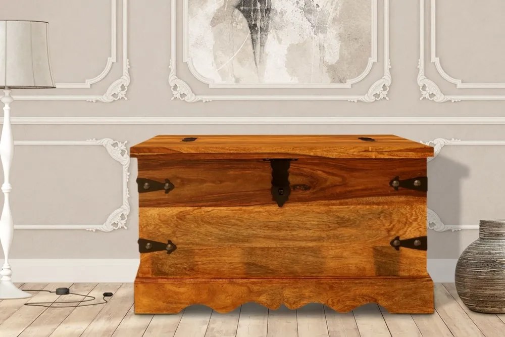 furniture-nabytek.cz - Truhla s úložným priestorom 80x45x80 z masívu palisander