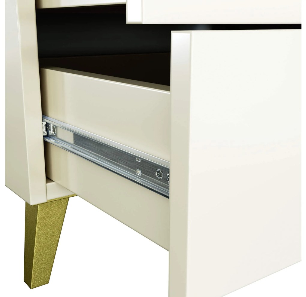 Komoda Mobian 5 (kašmír). Akcia -20%. Vlastná spoľahlivá doprava až k Vám domov. 1107561