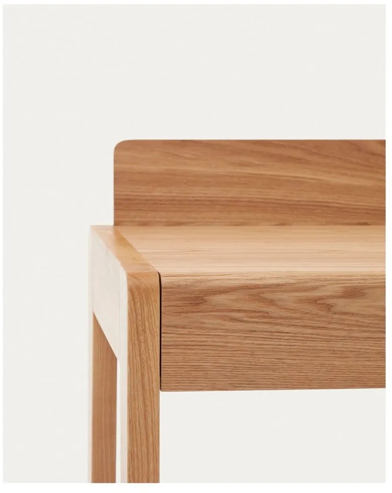 Pracovný stôl s doskou v dekore jaseňového dreva 60x120 cm Arandu – Kave Home