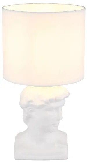 Globo 21732W - Stolná lampa HERMES 1xE14/40W/230V biela