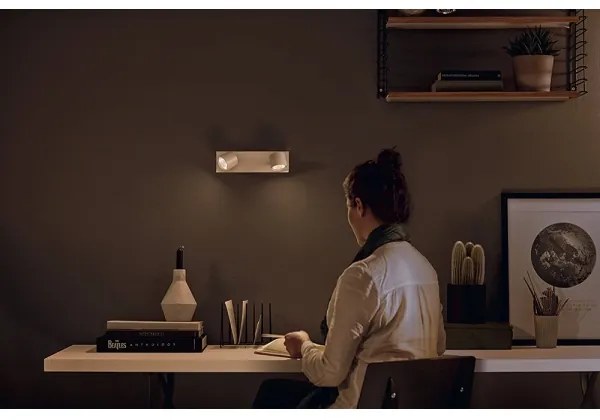 Philips 56242/31/P0 - LED Stmievateľné bodové svietidlo STAR 2xLED/4,5W/230V