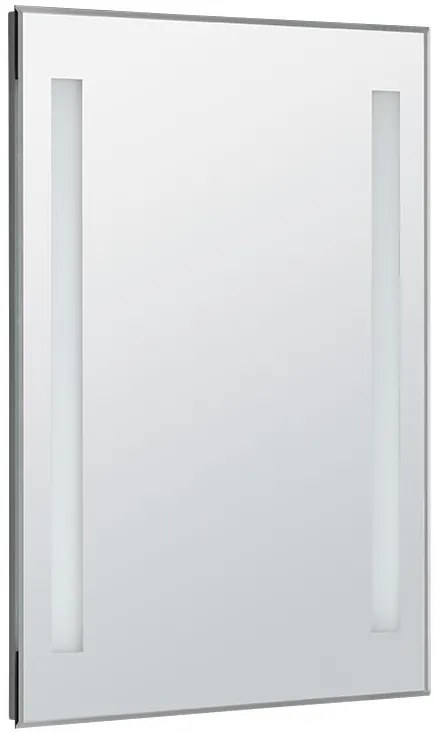 Aqualine Aqualine, LED podsvietené zrkadlo 50x70cm, gombíkový vypínač, ATH5