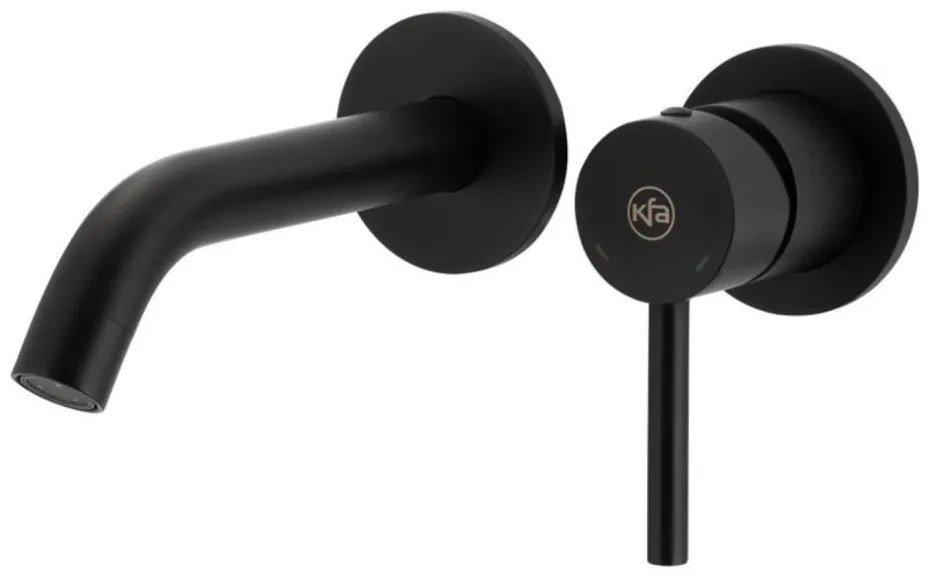 KFA Armatura 5039-810-81 - Umývadlová batéria na podom. inšt. MOZA matná čierna