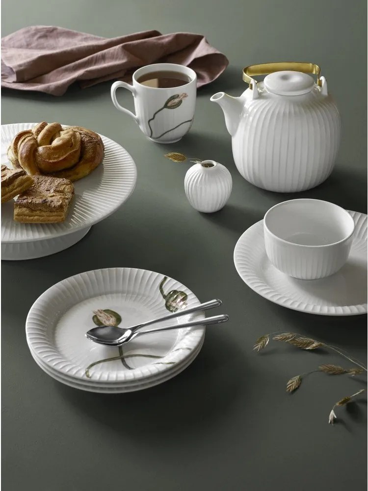 Biely porcelánový hrnček Kähler Design Hammershøi Poppy, 330 ml