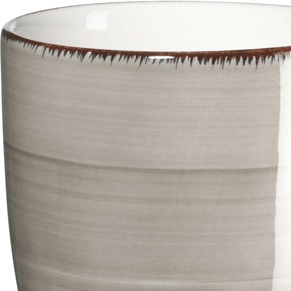 Mäser Súprava 6 hrnčekov Bel Tempo, 380 ml, taupe