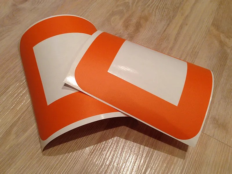 Nálepka pod vypínač zaoblená nálepka na stenu 14 × 14 cm