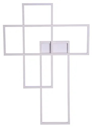 LED nástenné svietidlo Quadratus biele