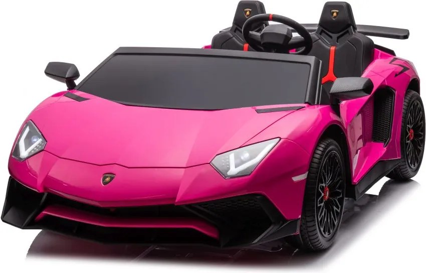 LEAN CARS Elektrické autíčko Lamborghini XXL A8803 ružové 24V