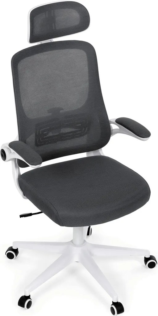 Kancelárska stolička KA-Q843 GREY Farba: Sivá