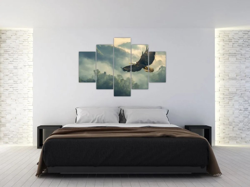 Obraz - Letiaci orol (150x105 cm)
