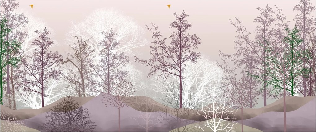 Obraz lesa (120x50 cm)